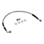 MCS by Goodridge Brake Line Rear, Stainless Clear Coated – 2008–2013 Dyna