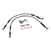 MCS by Goodridge Brake Line Rear, Stainless Clear Coated – 1984–1990 FXST; 1999 FXST; 1987–1999…