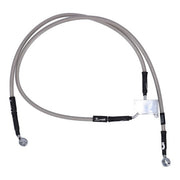 MCS by Goodridge Brake Line Rear, Stainless Clear Coated – 2006 FXST; FXSTB; FXSTS
