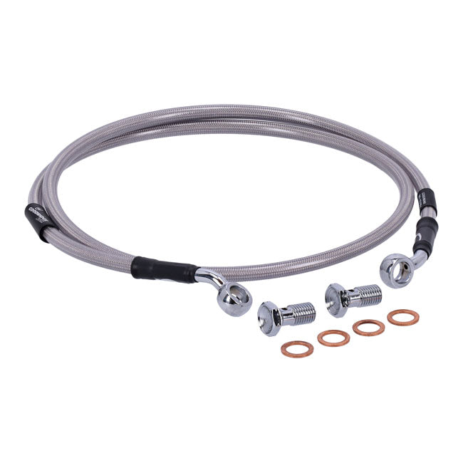 MCS by Goodridge Brake Line Front, Stainless Clear Coated – 2007 Xl50 Sportster 50th Anniversary…