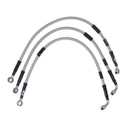 MCS by Goodridge Brake Line Front, Stainless Clear Coated – 1996–2003 XL1200S Sportster Sport