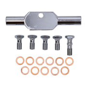 MCS by Goodridge Brake Line Front, Stainless Clear Coated – 2001–2005 VRSCA V-Rod