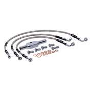 MCS by Goodridge Brake Line Front, Stainless Clear Coated – 2001–2005 VRSCA V-Rod