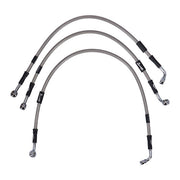 MCS by Goodridge Brake Line Front, Stainless Clear Coated – 2006–2007 VRSCA V-Rod; 2008–2009 VRSCAW…