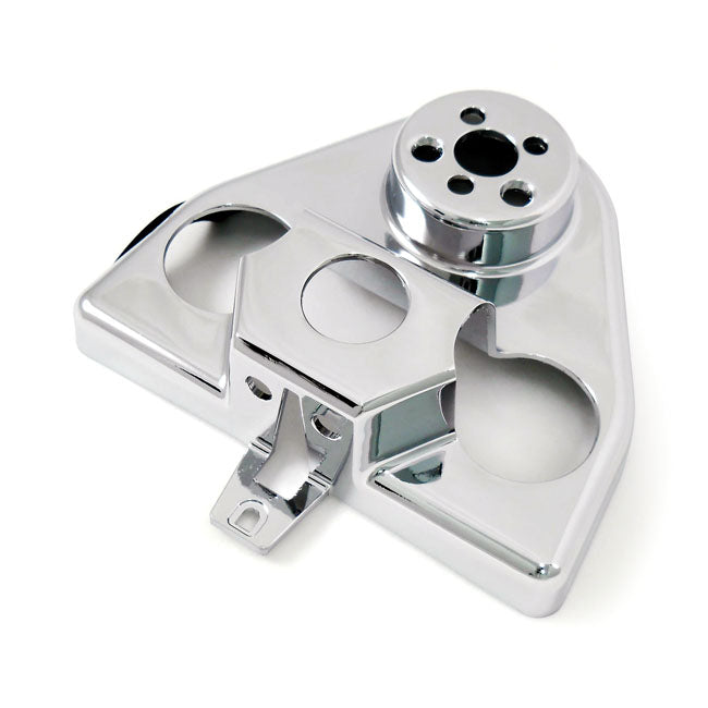 MCS FLHR Handlebar Cover, for 1-1/4" Apehangers. Chrome – 2003–2013 FLHR/C Road King with 1-1/4"…