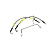 MCS by Goodridge Brake Line Front, Stainless Clear Coated – 2015–2016 FLTRX; FLTRXS Road Glide…