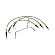 MCS by Goodridge Brake Line Front, Stainless Clear Coated – 2014–2016 FLHR Road King; 2014–2016 FLHX…