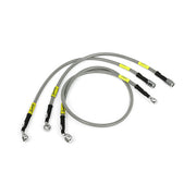 MCS by Goodridge Brake Line Front, Stainless Clear Coated – 2012–2016 FLSTF/FLSTFB/FLS with ABS…
