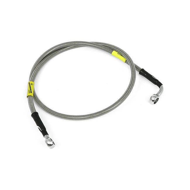 MCS by Goodridge Brake Line Front. Stainless Clear Coated – 2012–2016 FLSTF; FLSTFB; FLS; FLSTN with…
