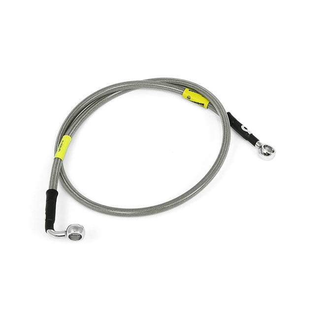 MCS by Goodridge Brake Line Front, Stainless Clear Coated – 2014–2016 Softail FXSB Breakout (ABS)