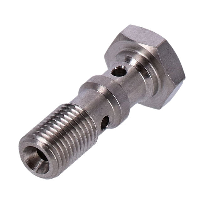 Goodridge 3/8-24 Double Banjo Bolt Ss
