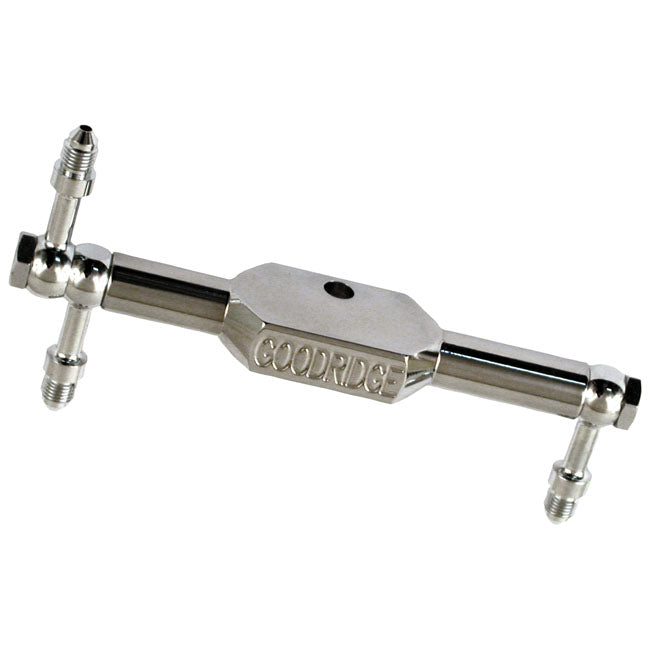 Goodridge Brake Tee Bar. High Polished Stainless Steel – Universal