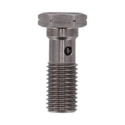 Goodridge Banjo Bolt, 12mm X 1.5 High Polished SS – 2004–2013 XL Sportster; 2008–2012 XR1200
