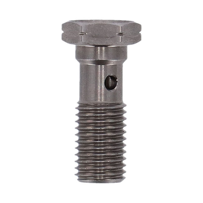 Goodridge Banjo Bolt, 12mm X 1.5 High Polished SS – 2004–2013 XL Sportster; 2008–2012 XR1200
