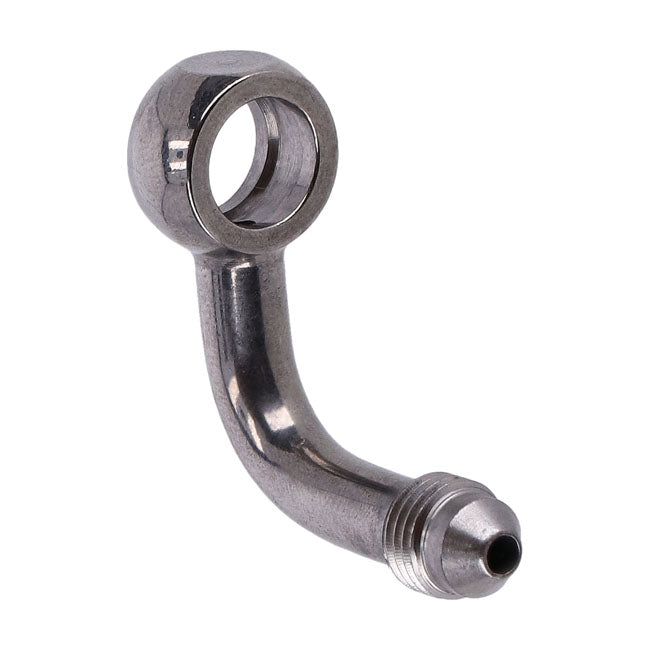 Goodridge Slimline Banjo Fitting 3/8", 90 Degrees. SS