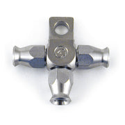 Goodridge 3 Hose Ends. High Polished SS