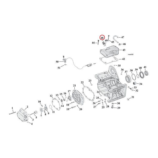 MCS Neutral Switch, Transmission – 2000–2006 Softail; 2001–2005 Dyna…