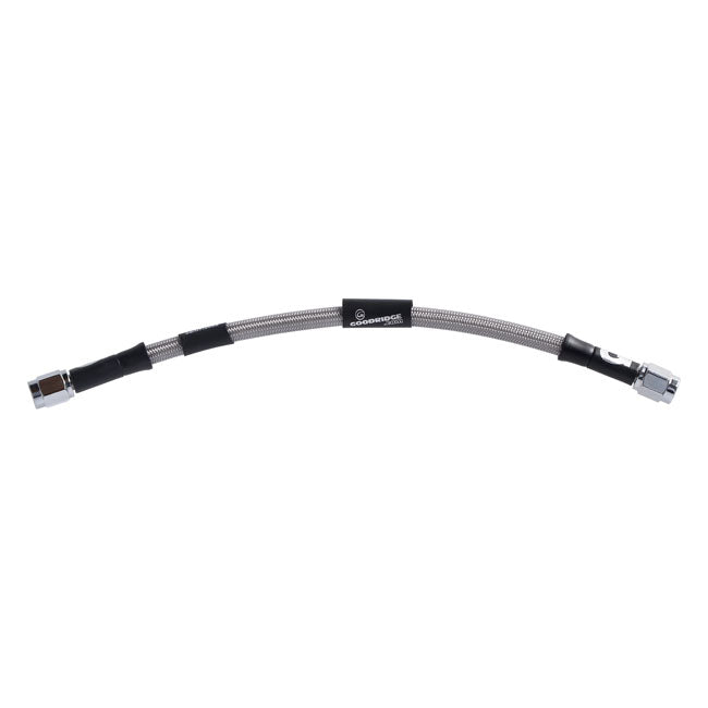 Goodridge Brake Line Kit Clear Coated Stainless, 9" Long – Custom and Stock Applications