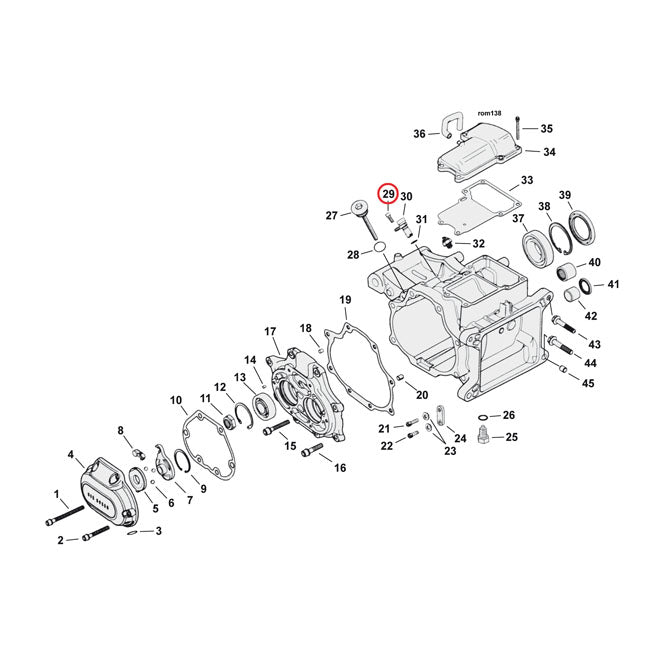 MCS Bolt 1/4"-20 X 11/16" – Speedo Sensor: 2007–2018 Softail…