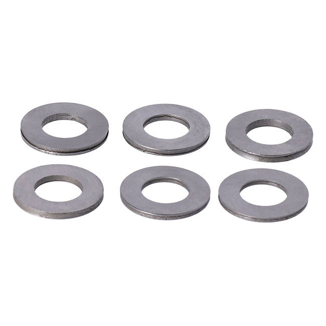 MCS Camshaft Spacers Set .100" to .150" 6Pk – 2007–2025 Softail; 2006–2017 Dyna…
