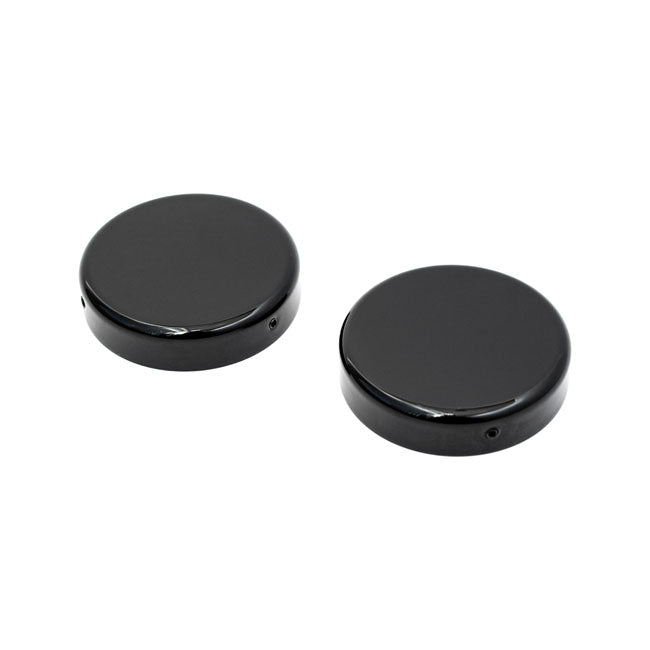 Killer Custom Fork Tube Cap Bolt Covers. Gloss Black – Softail: 2018–2021FLHC Heritage Classic…