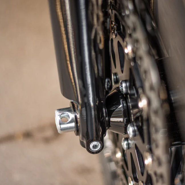 Killer Custom Front Wheel ABS Spacer Right Front. Black – 2008–2025 FLT/Touring
