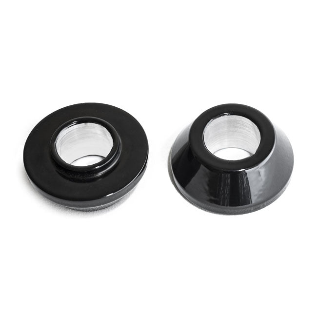 Killer Custom Front Wheel Spacer Kit Left & Right. Black – 2008–2025 FLT/Touring