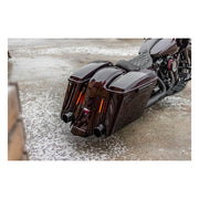 Killer Custom Saddlebag Latch Inserts. Black – 2014–2025 FLT/Touring