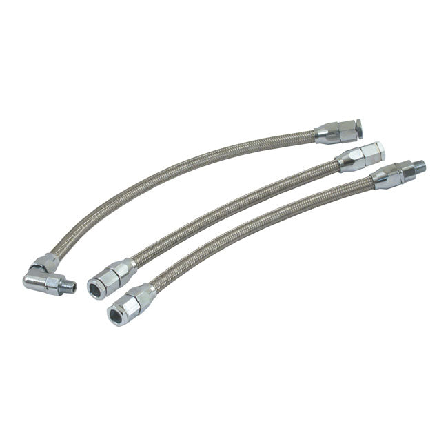 Goodridge Braided Oil Line Kit – 1992–1999 Softail