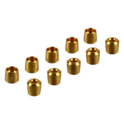 Goodridge Fitting Sleeves (Olives). Brass