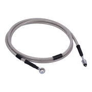 Goodridge Hydraulic Clutch Line Kit 63", Clear Coated – H-D with 7/16-20 Threaded Transm. End…