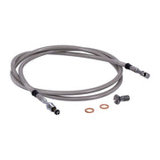 Goodridge Hydraulic Clutch Line Kit 65", Clear Coated – H-D with 7/16-20 Threaded Transm. End…