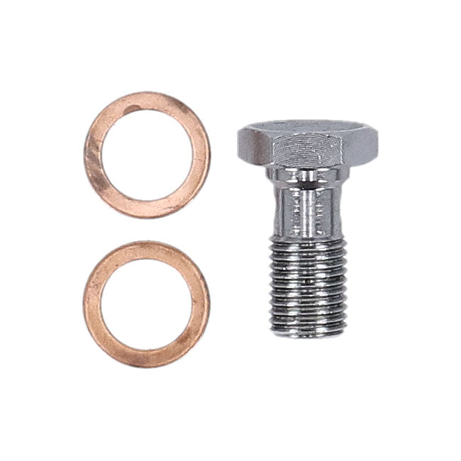Goodridge Hydraulic Clutch Line Kit 70", Clear Coated – H-D with 7/16-20 Threaded Transm. End…
