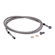Goodridge Hydraulic Clutch Line Kit 71", Clear Coated – H-D with 7/16-20 Threaded Transm. End…