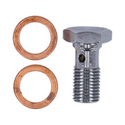 Goodridge Hydraulic Clutch Line Kit 77", Clear Coated – H-D with 7/16-20 Threaded Transm. End…