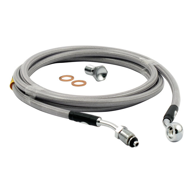 Goodridge Hydraulic Clutch Line Kit 70", Clear Coated – 2002–2017 V-Rod