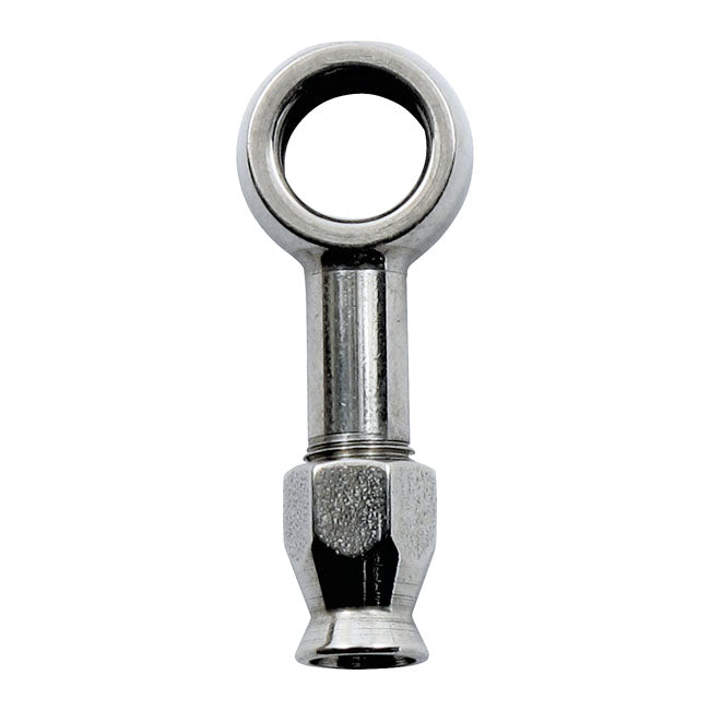 banjo 3/8" straight. Chrome