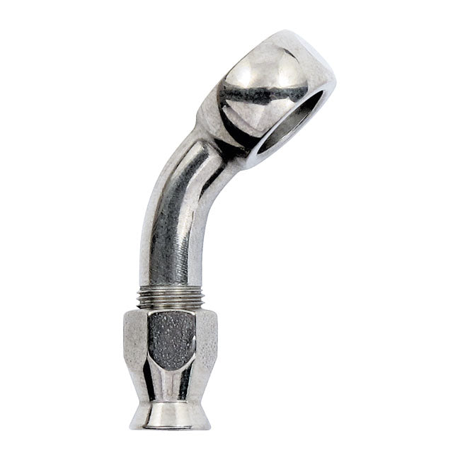 banjo 3/8" 45 degrees. Chrome