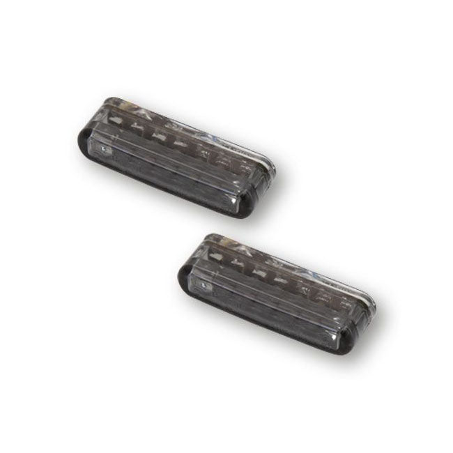 MCS Shorty Taillight/Turn Signal Combo. Smoke Lens, ECE – Universal