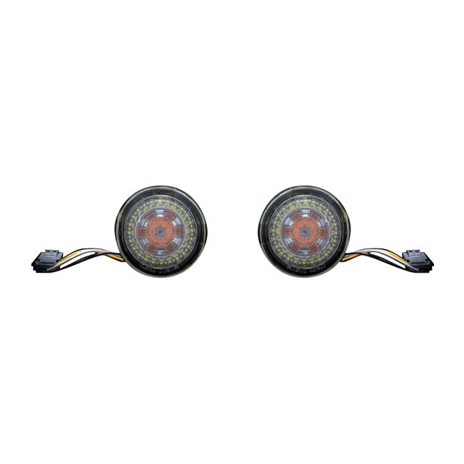 Custom Dynamics Custom Dyn. Probeam® Bullet Style Dynamic Ringz LED Inserts – 2016–2023 HDI CVO and Others with H-D…