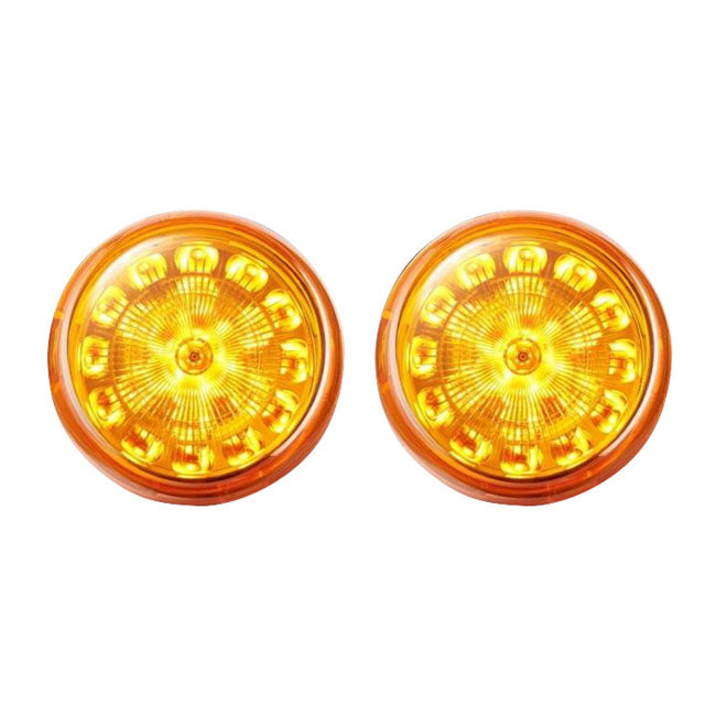 Custom Dynamics Probeam® LED Turn Signal Inserts. FR/RR – H-D Bullet Style Pop-off Turn Signals…