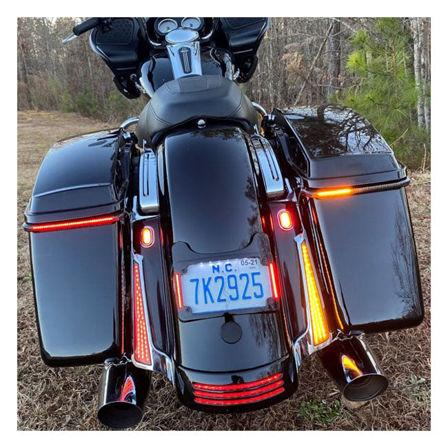 Custom Dynamics Fascia LED Rear Panels for Touring. Chrome – 2014–2024 Street Glide (FLHX); 2014–2023…