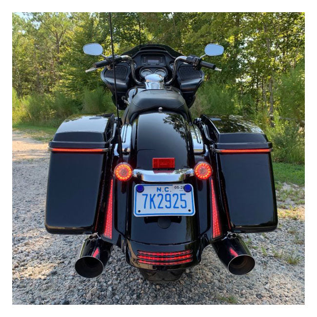 Custom Dynamics Fascia LED Rear Panels for Touring. Black – 2014–2024 Street Glide (FLHX); 2014–2023…