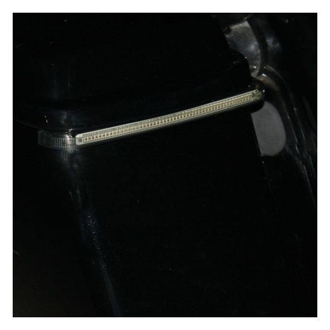 Custom Dynamics Sequential Low Profile Bag Lights. Smoke – 2014–2025 FLT/Touring. With Hard Bags