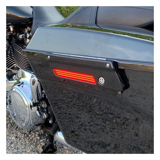 Custom Dynamics Saddlebag Latch LED Lightz, Red Lens – 2014–2025 FLT/Touring