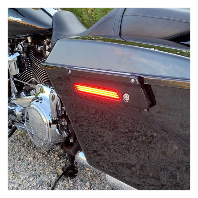 Custom Dynamics Saddlebag Latch LED Lightz, Red Lens – 2014–2025 FLT/Touring
