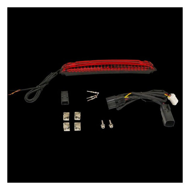Custom Dynamics Tour-Pak Luggage Rack LED Light Bar. Red – 2014–2025 FLT/Touring with OEM or Add-on…