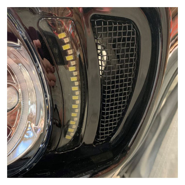 Custom Dynamics Road Glide LED Vent Inserts. Black – 2015–2023 FLTR Road Glides; 2024 FLTRK…