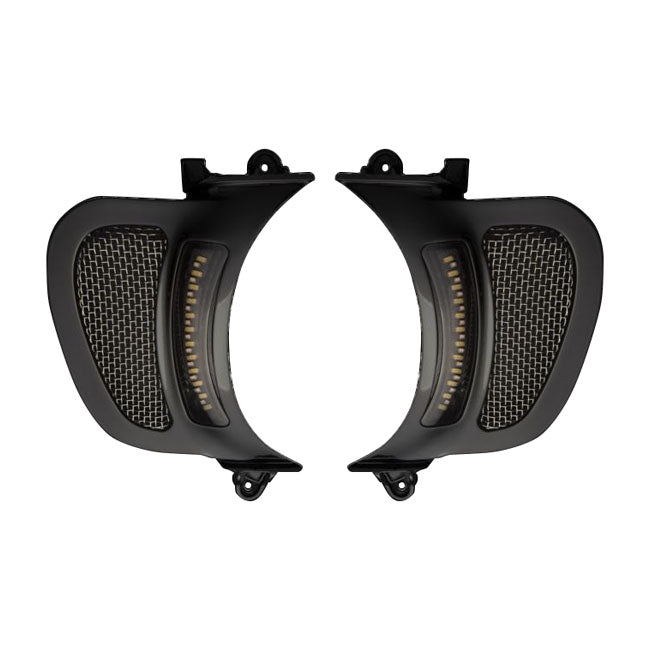 Custom Dynamics Road Glide LED Vent Inserts. Black – 2015–2023 FLTR Road Glides; 2024 FLTRK…