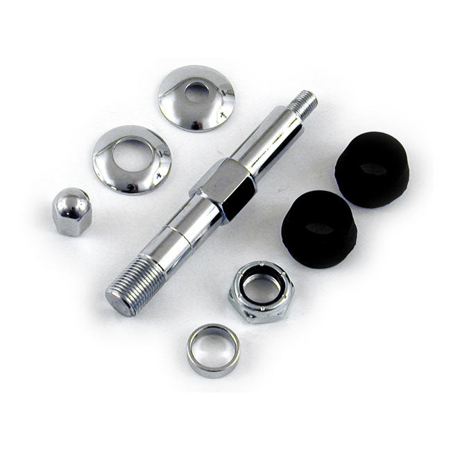 MCS Upper Shock Stud Kit Chrome – 1967–1972 FL; 1971–1972 FX